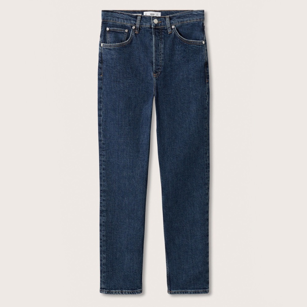 Slim mid-rise cropped jeans size US 1 / EUR 32 | MANGO - Picture 5 of 14